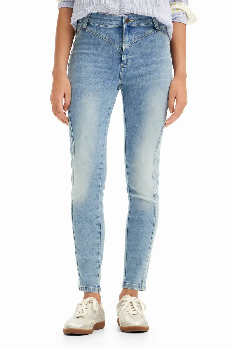 Desigual Jeans Blu 3913054 miniatura 2