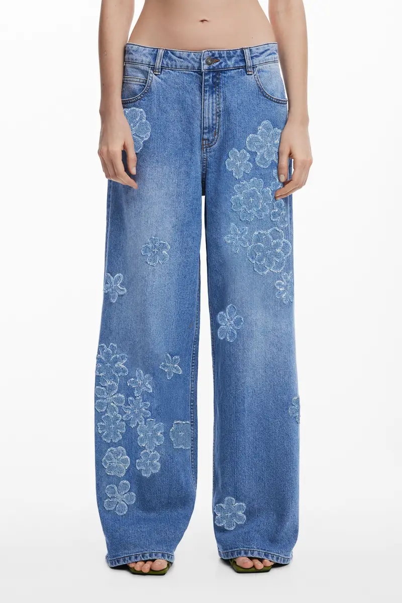 Desigual Jeans Blu 4242883 miniatura 2