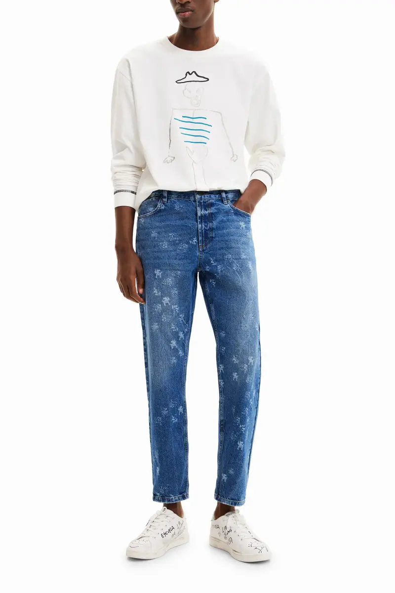 Desigual Jeans Blu 3911461 miniatura 2