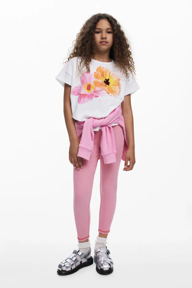 Desigual Leggings Rosso 3963780 miniatura 2