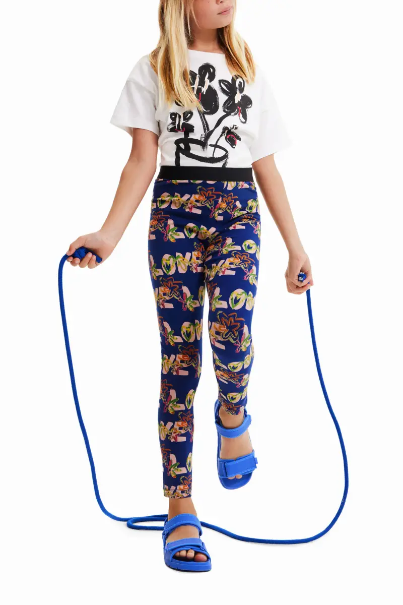Desigual Leggings Blu 3911859 miniatura 2