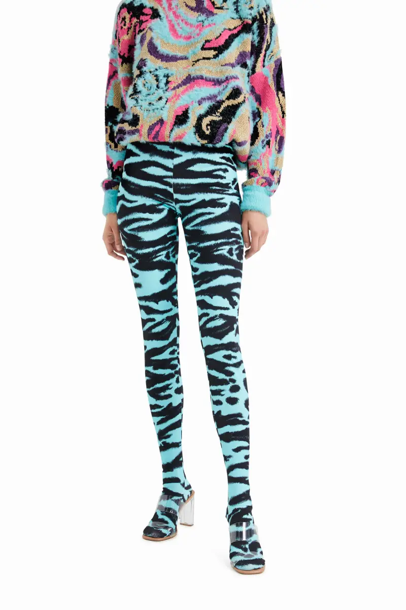 Desigual Leggings Blu 2500430 miniatura 2