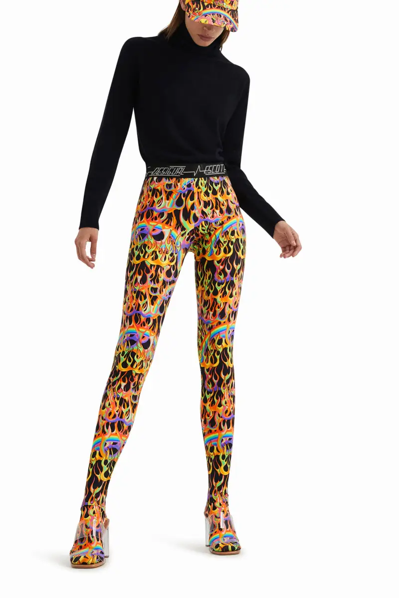 Desigual Leggings Verde 2500431 miniatura 2
