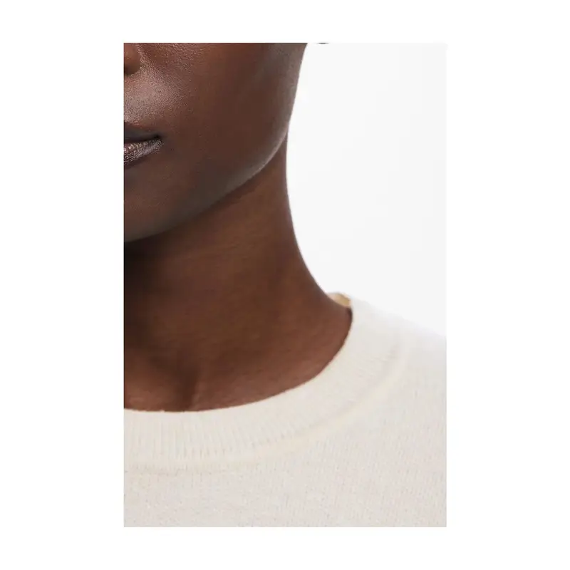 Desigual Maglia Donna beige con Ricamo miniatura 3