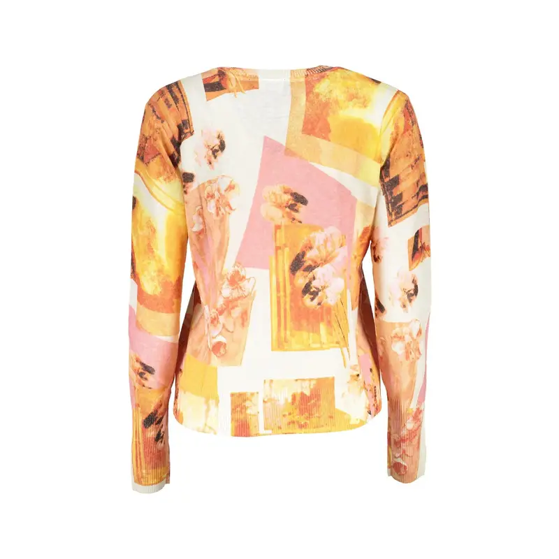 Maglia Donna Bianca Collo Alto Dettagli a Contrasto Bianco miniatura 2