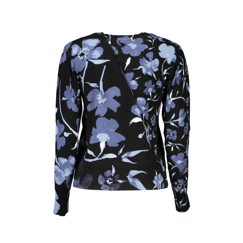 Maglia Donna Nera Stampa Logo Nero miniatura 2