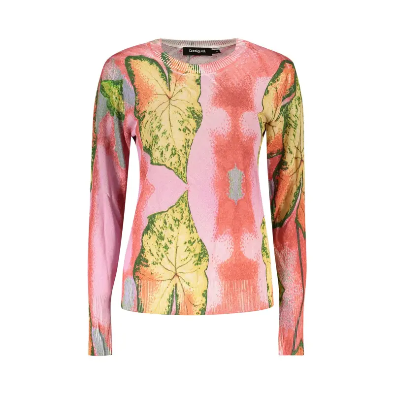 Maglia Donna Rosa Stampa Logo