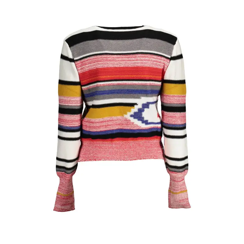 Maglia Donna Rossa Dettagli a Contrasto Rosso miniatura 2