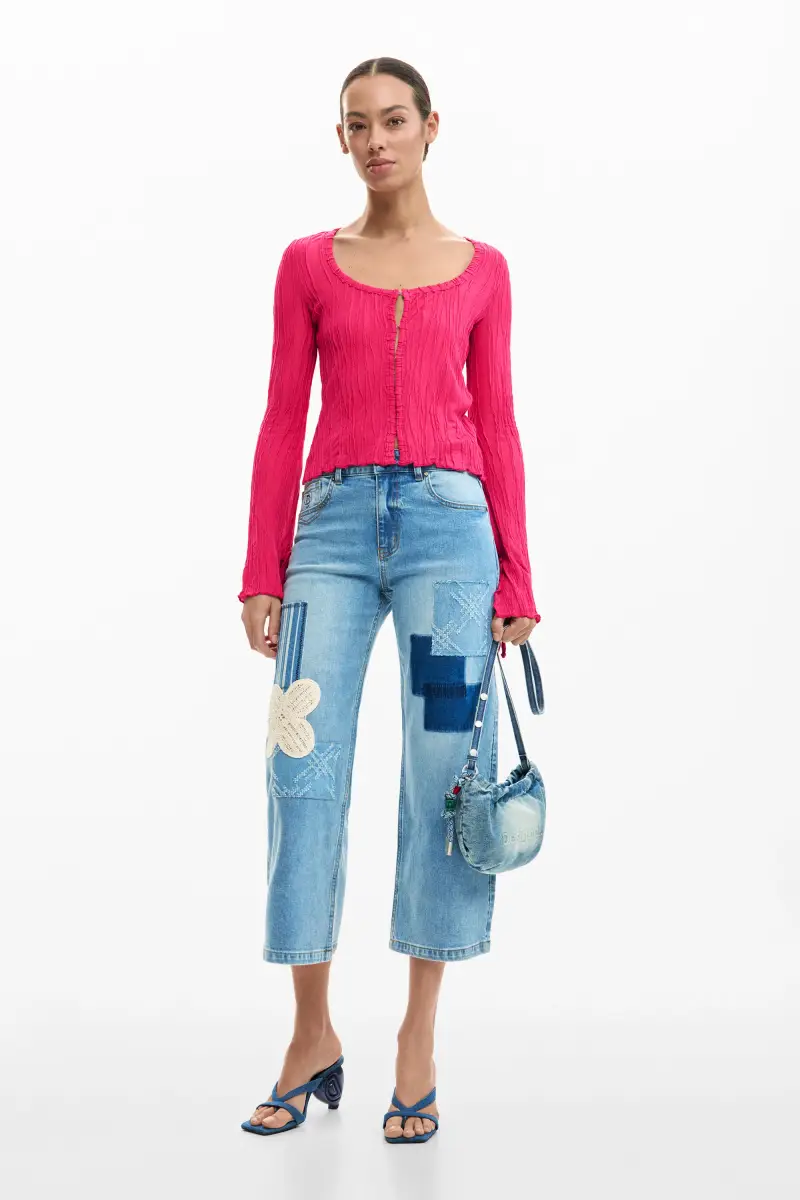 Maglietta aderente con lacci RED miniatura 2