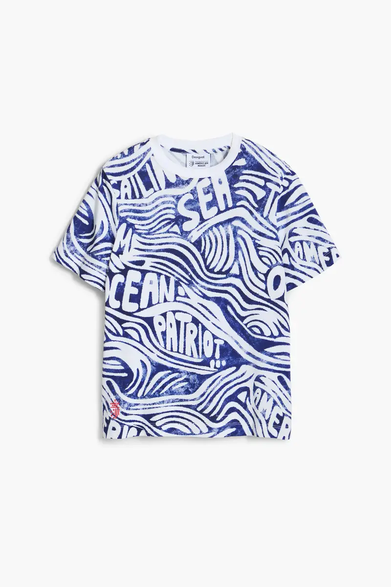 Maglietta blu American Magic BLUE