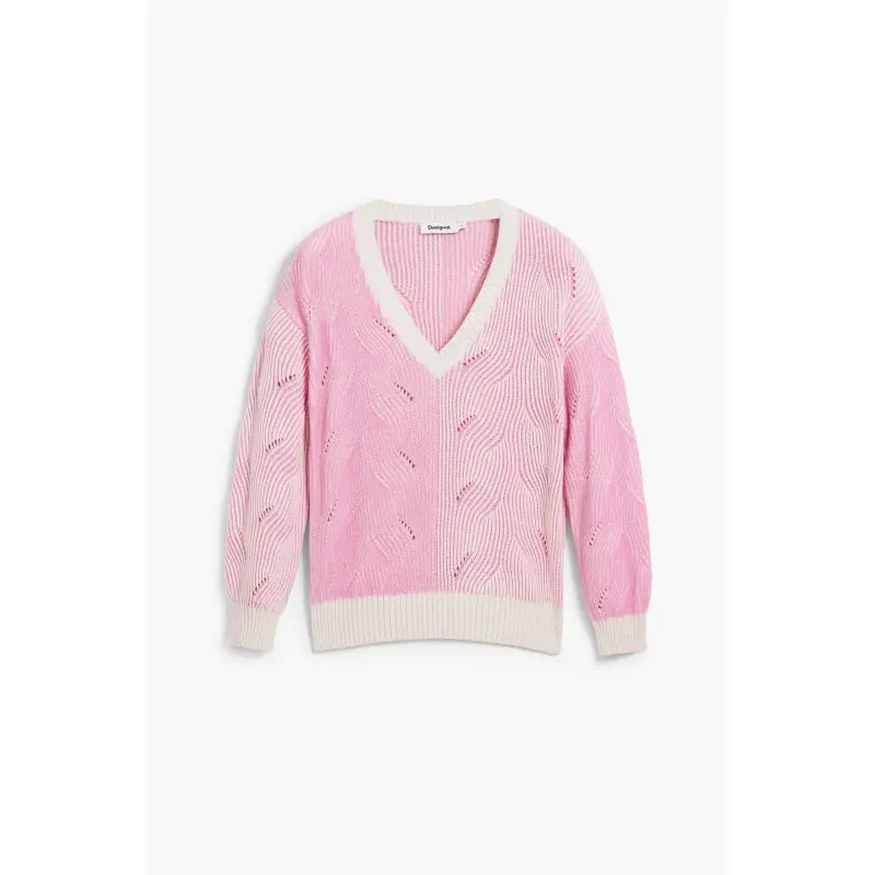 Maglietta col V donna Desigual Bristol