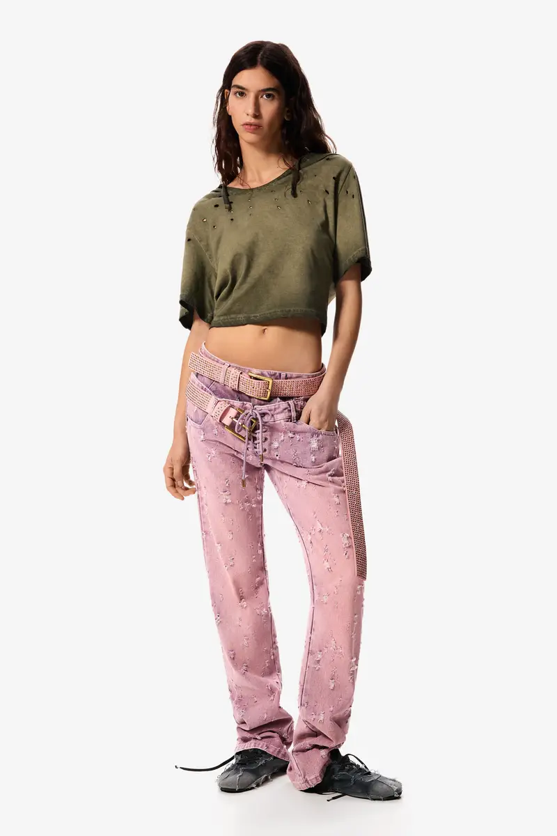 maglietta con cappuccio masha popova GREEN miniatura 2