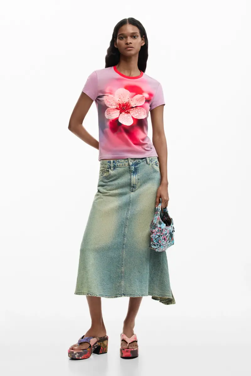 Maglietta con fiori RED miniatura 2