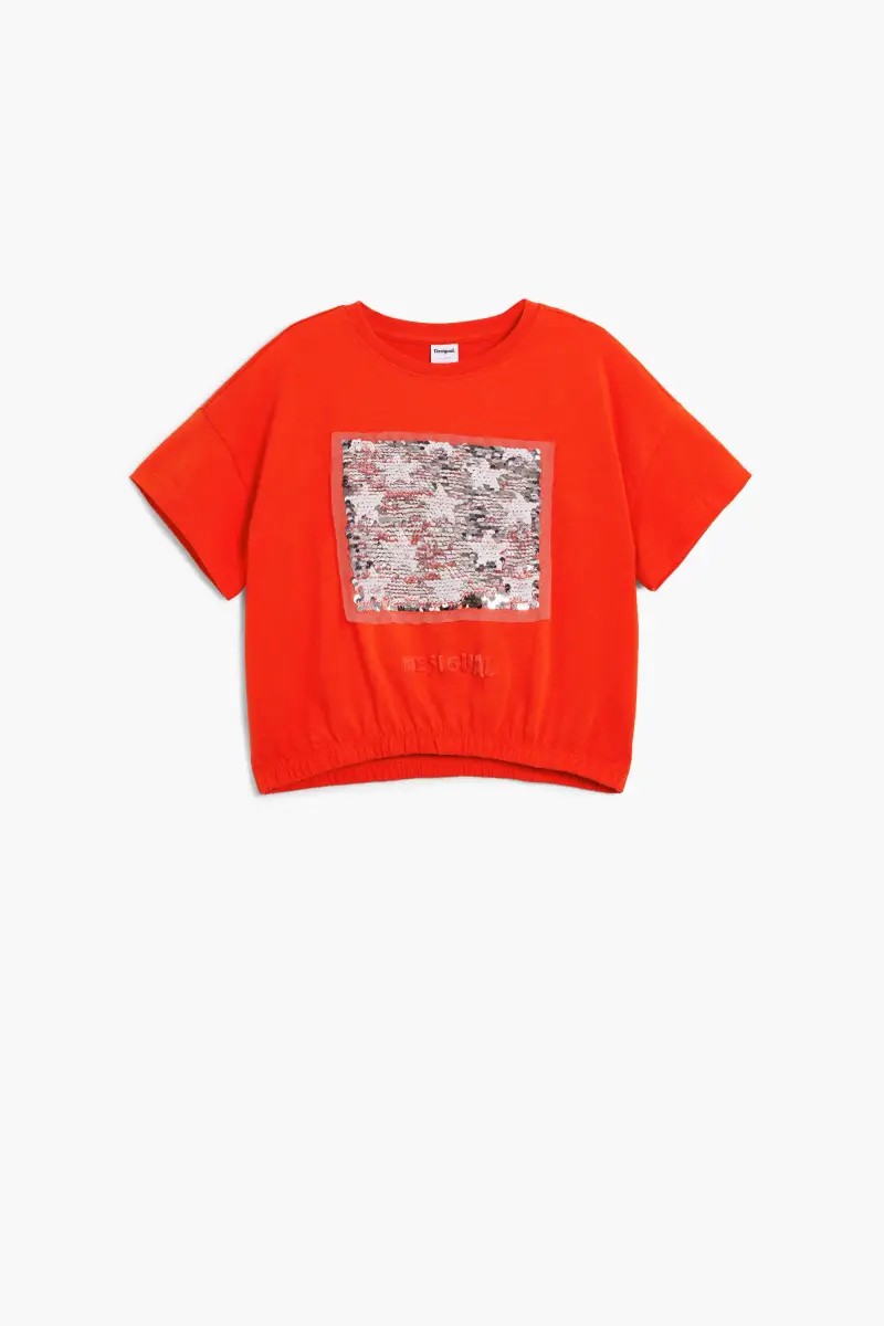 Maglietta con paillettes RED miniatura 2