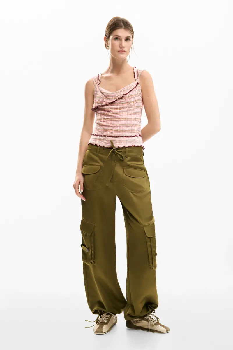 Maglietta con volant MATERIAL FINISHES miniatura 2