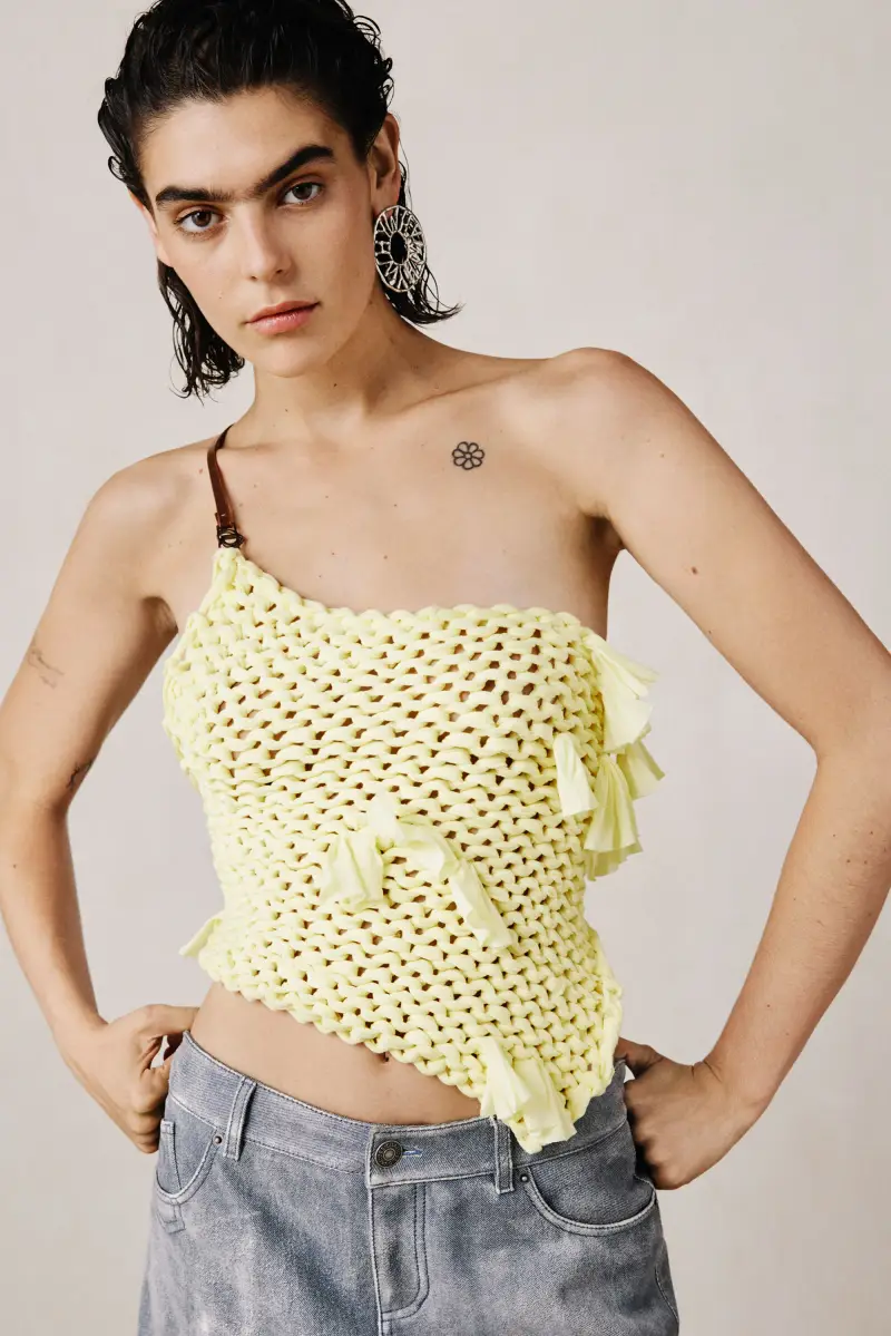 Maglietta crochet studio YELLOW miniatura 2
