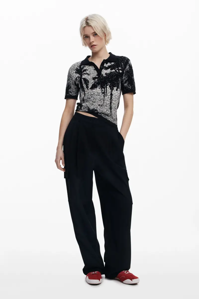 Maglietta disegnata da Mr Christian Lacroix BLACK miniatura 2