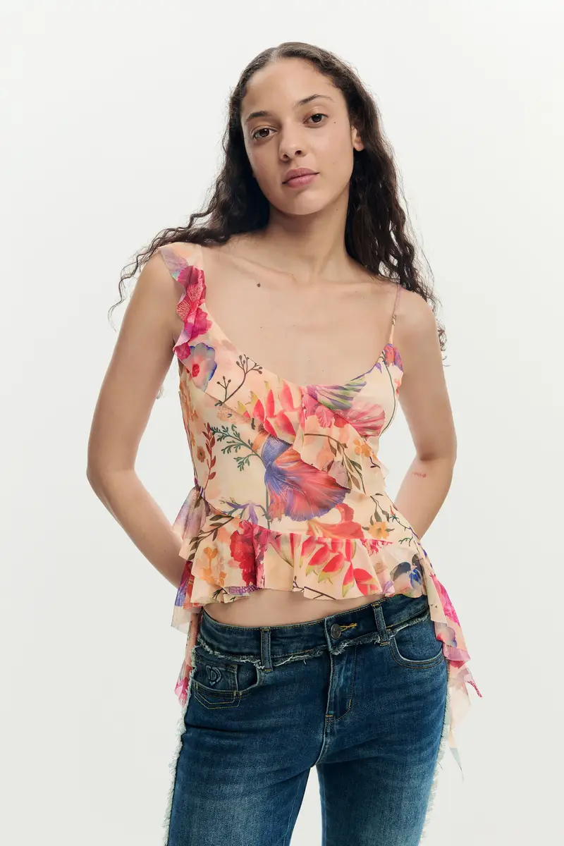 Maglietta disegnata da mr christian lacroix ORANGE