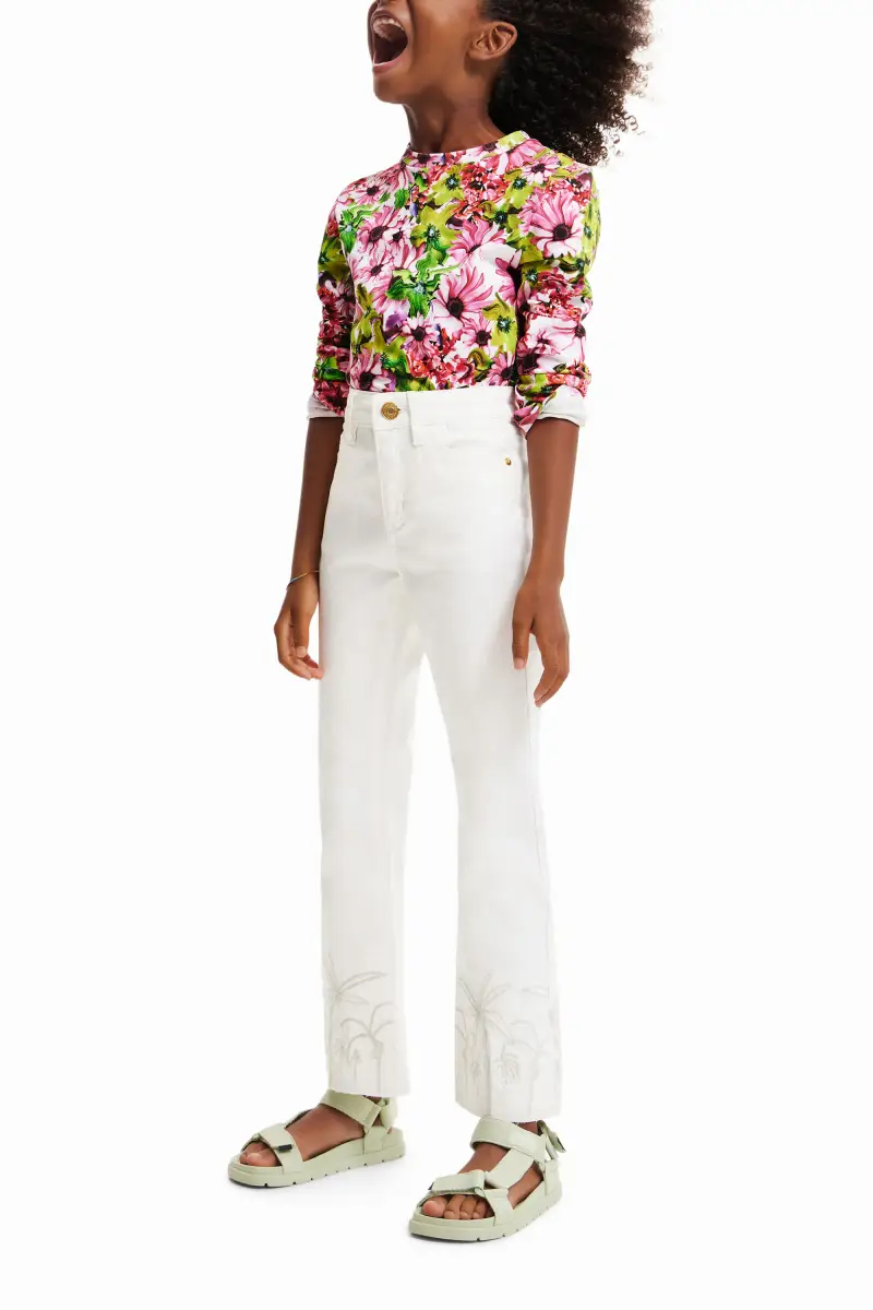 Maglietta floreale multicolor RED miniatura 2