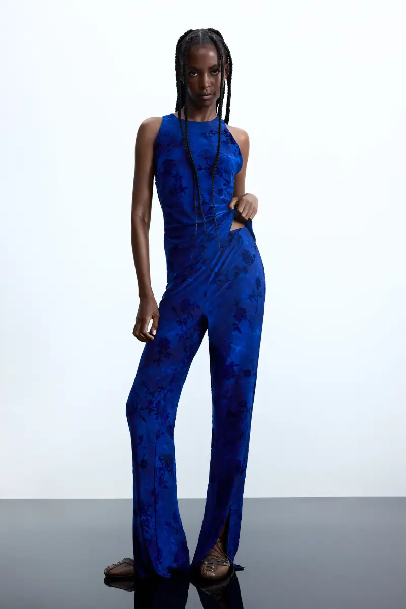 Maglietta giardino notturno BLUE miniatura 2