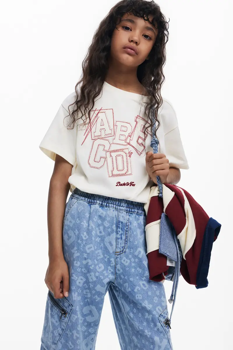 MAGLIETTA IN MAGLIA BIANCA WHITE miniatura 2