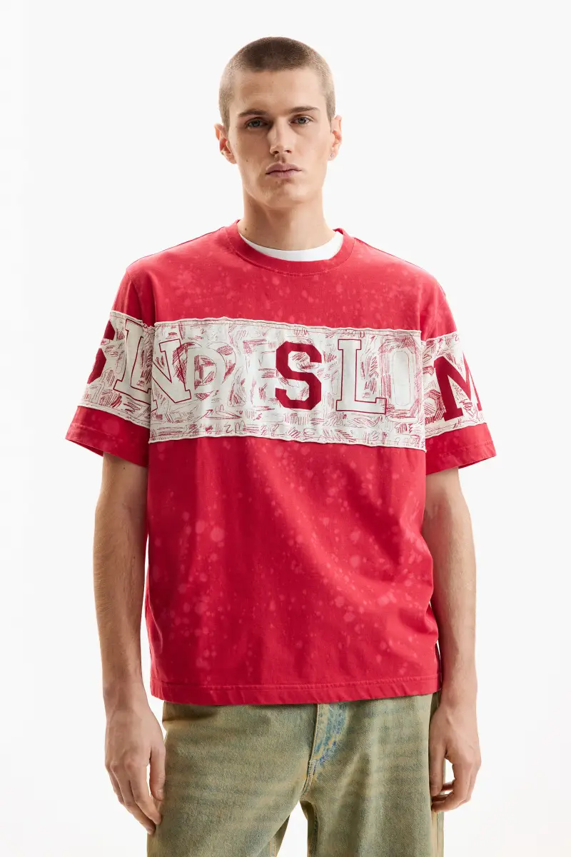 MAGLIETTA IN MAGLIA STAMPATA RED