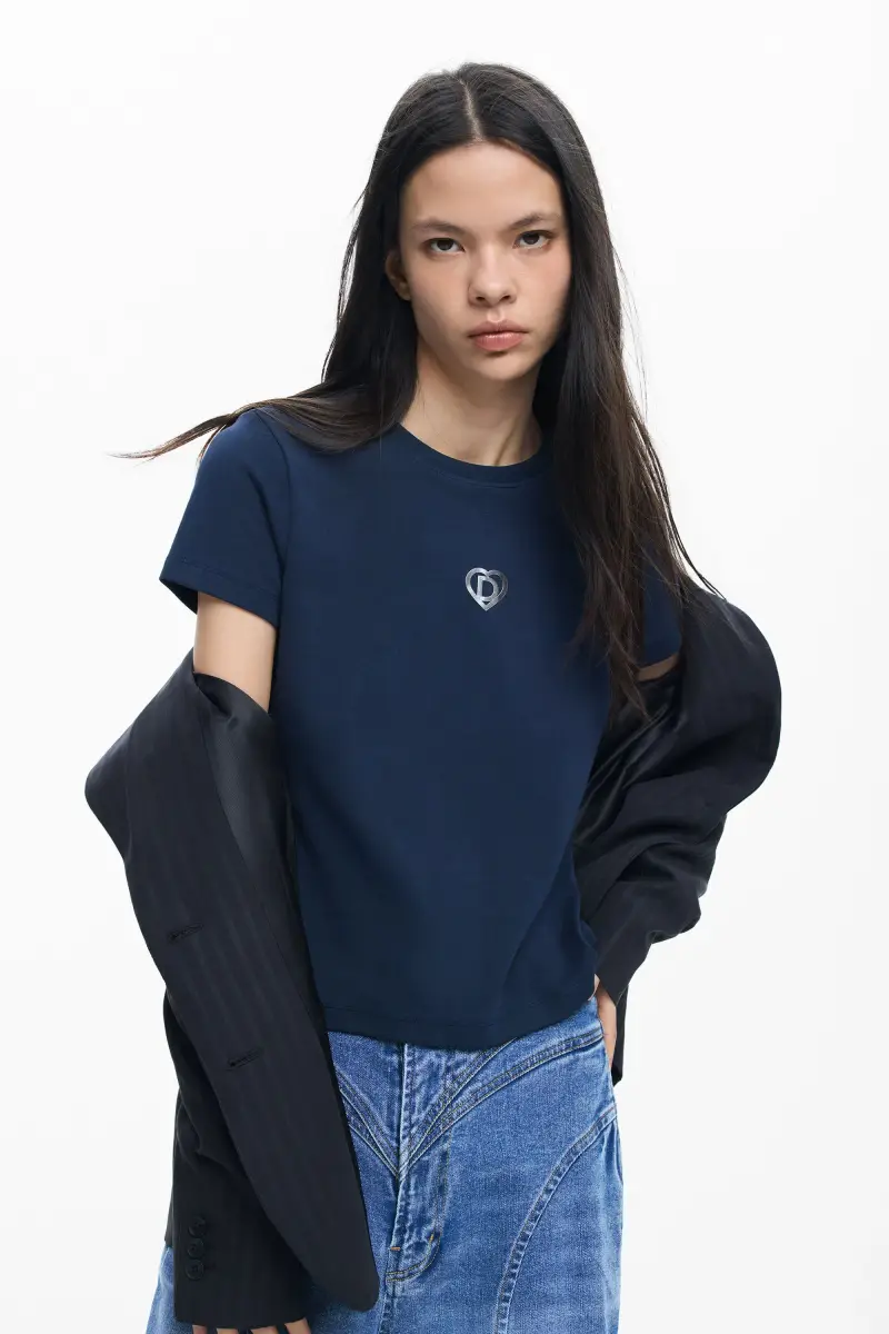 Maglietta logo basic BLUE