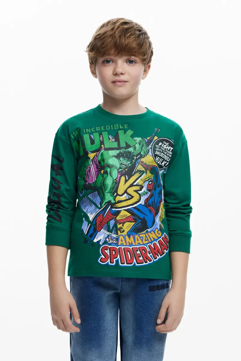 Maglietta Marvelâ"¢ a maniche lunghe GREEN miniatura 2