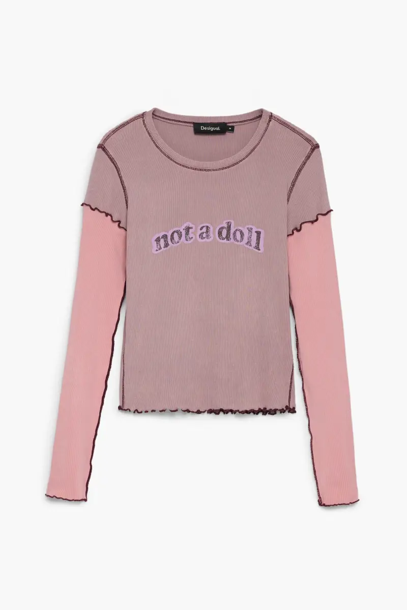 MAGLIETTA NOT A DOLL RED