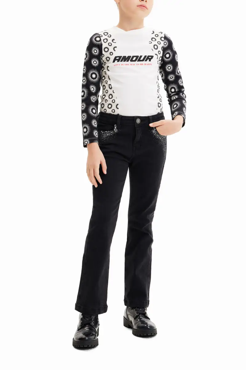 Maglietta patch geometriche WHITE miniatura 2