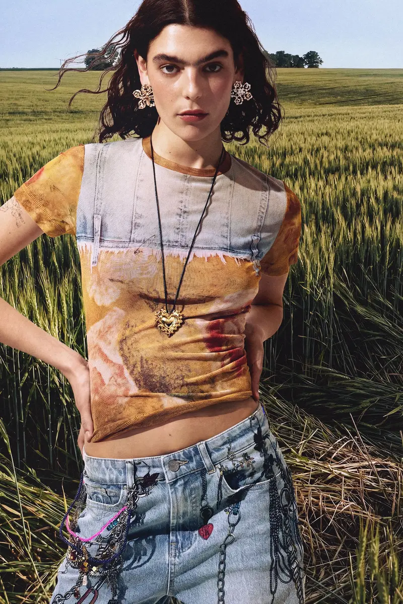 Maglietta patchwork YELLOW