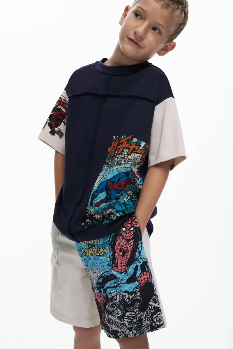 Maglietta Spidermanâ"¢ comic BLUE