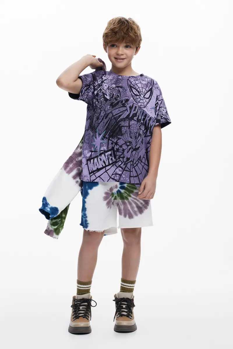 Maglietta Spidermanâ"¢ ragnatela RED