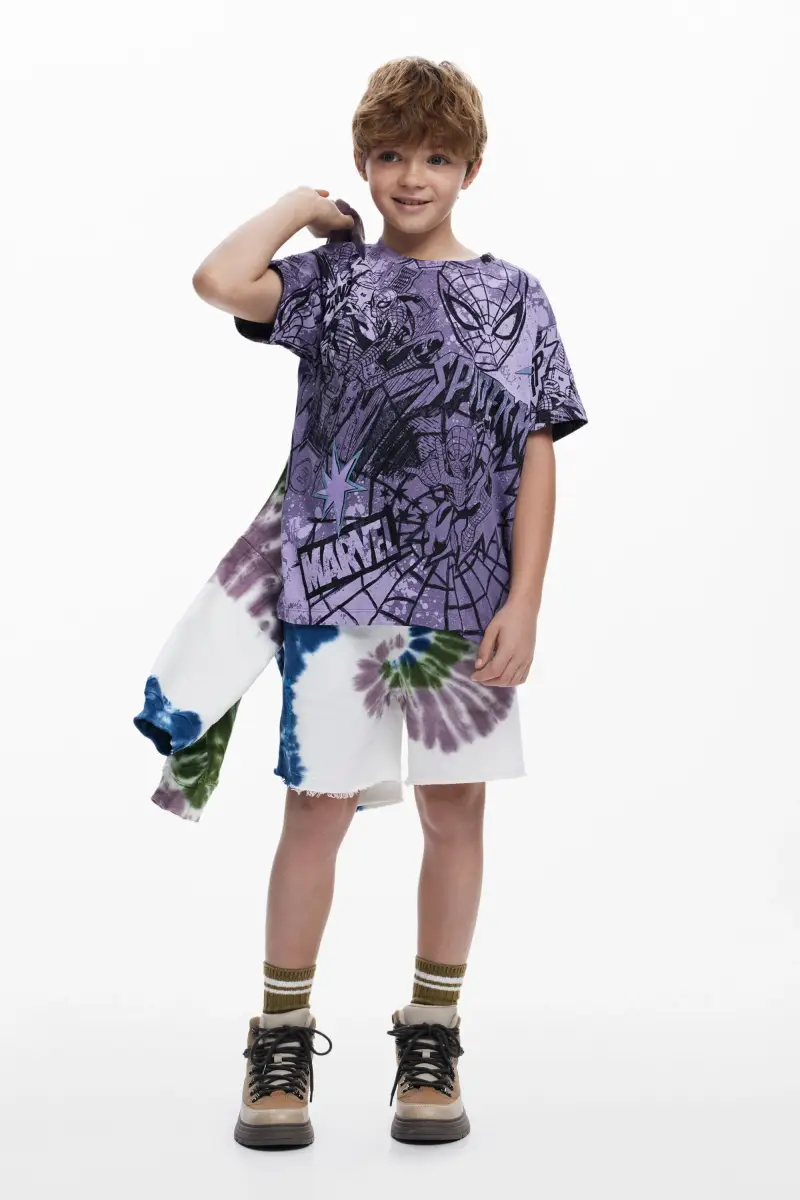 Maglietta Spidermanâ"¢ ragnatela RED