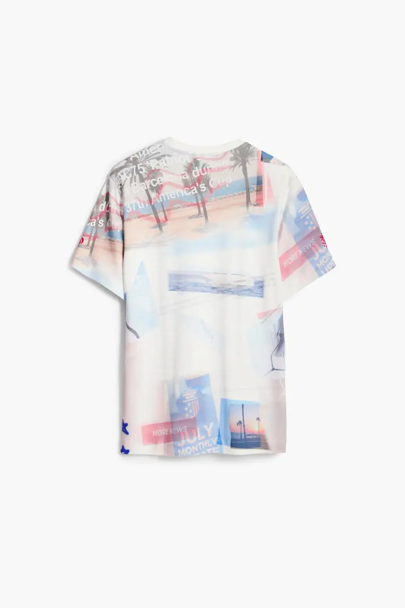 Maglietta stampata American Magic WHITE miniatura 2