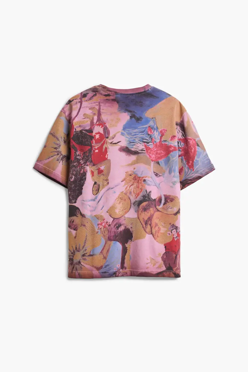 Maglietta stampata floreale RED miniatura 2