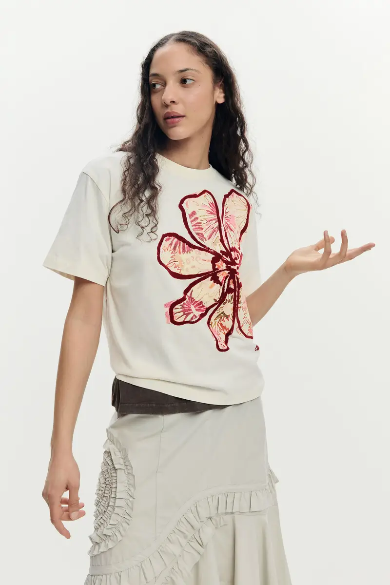 Maglietta stampata WHITE