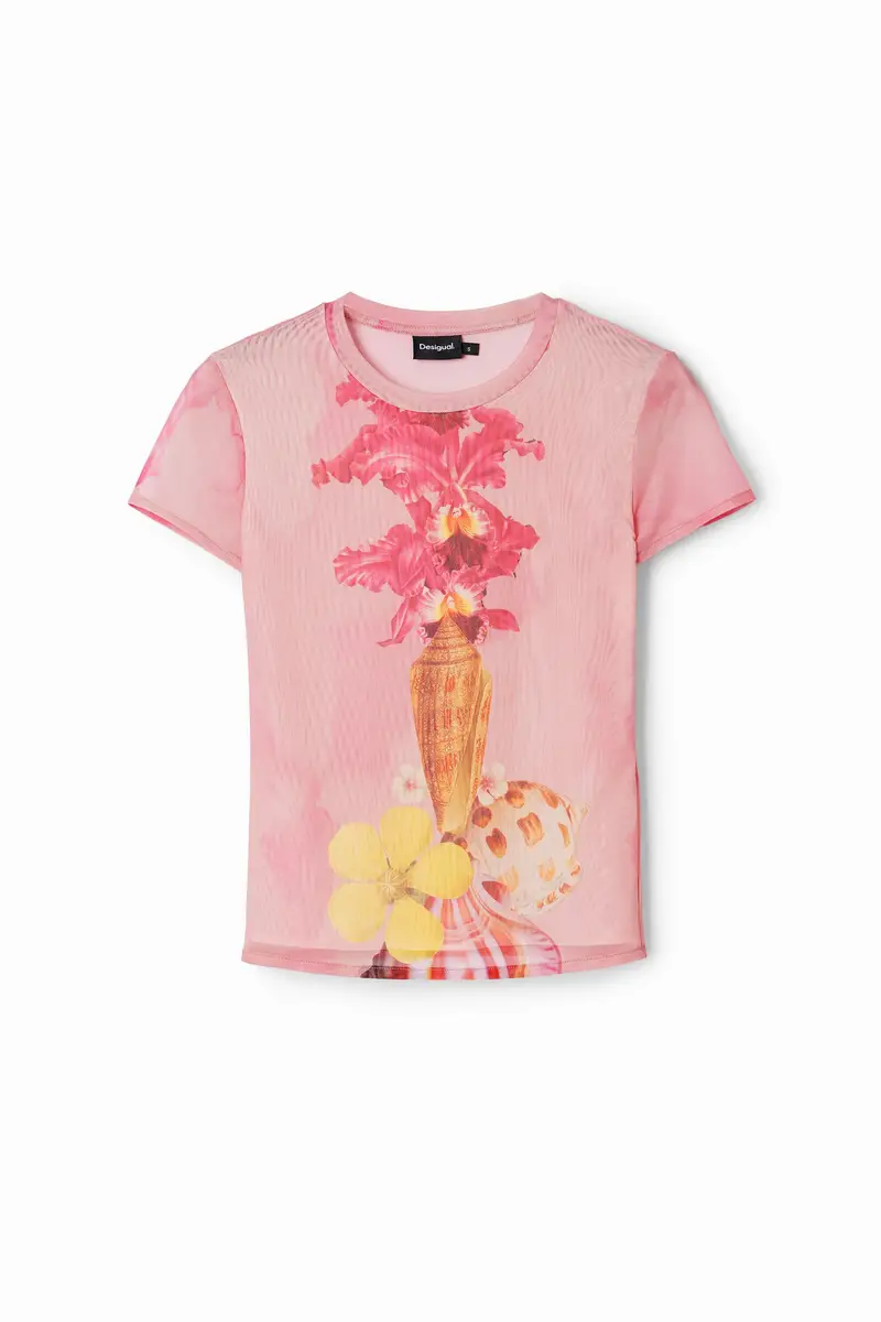 Maglietta tulle conchiglie Lacroix RED