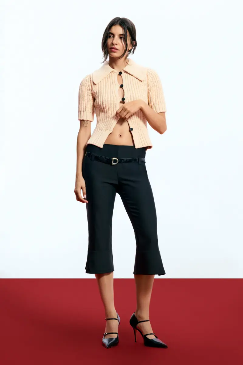 Maglione a maglia con aperture Egonlab WHITE