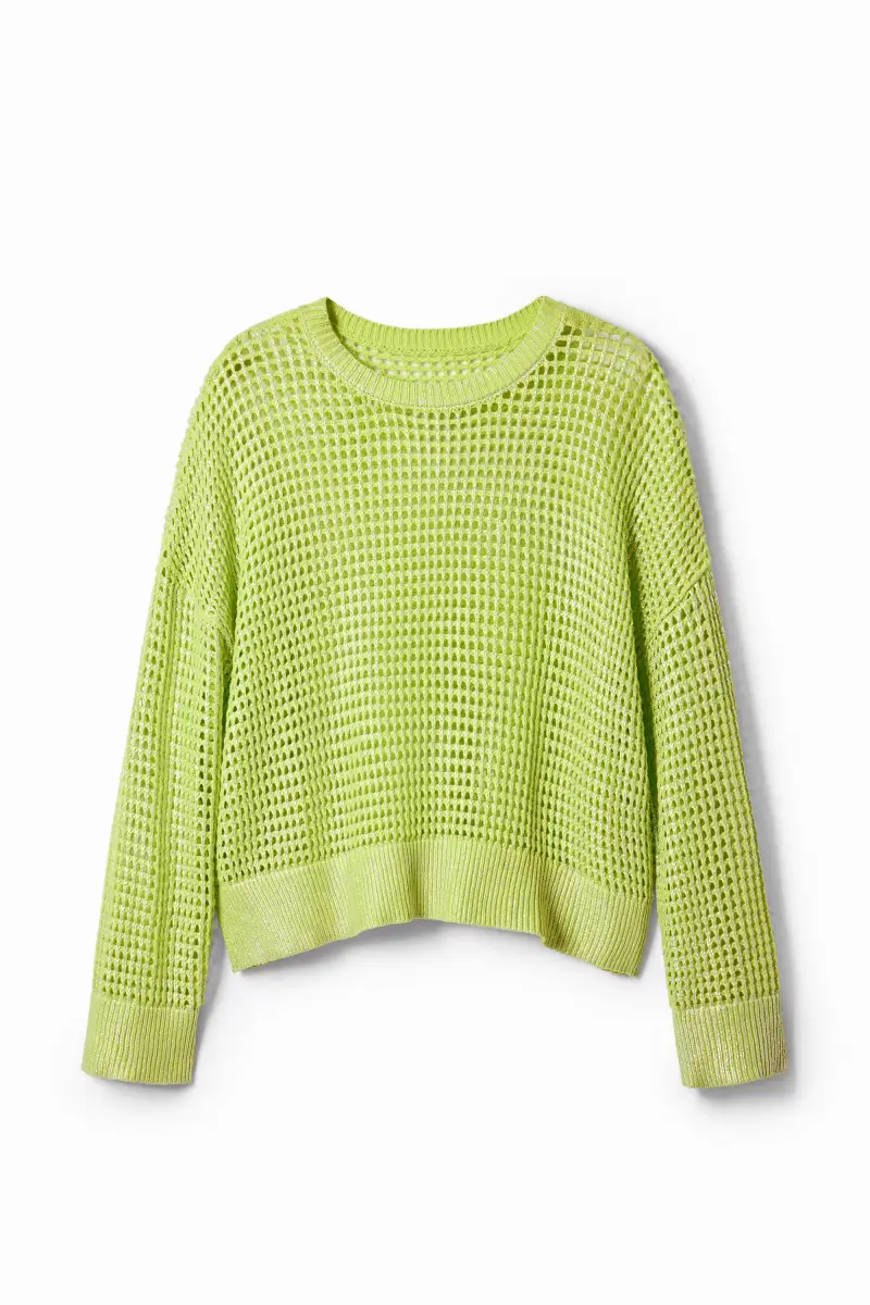Maglione a trama lavorata GREEN