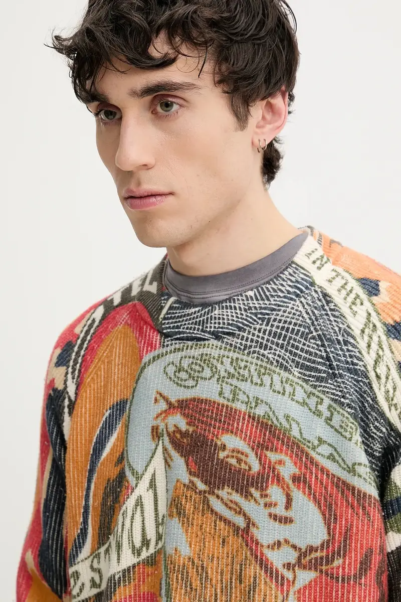 maglione AMA uomo colore arancione 25SMJF11 miniatura 4