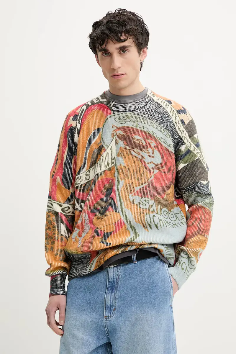 maglione AMA uomo colore arancione 25SMJF11