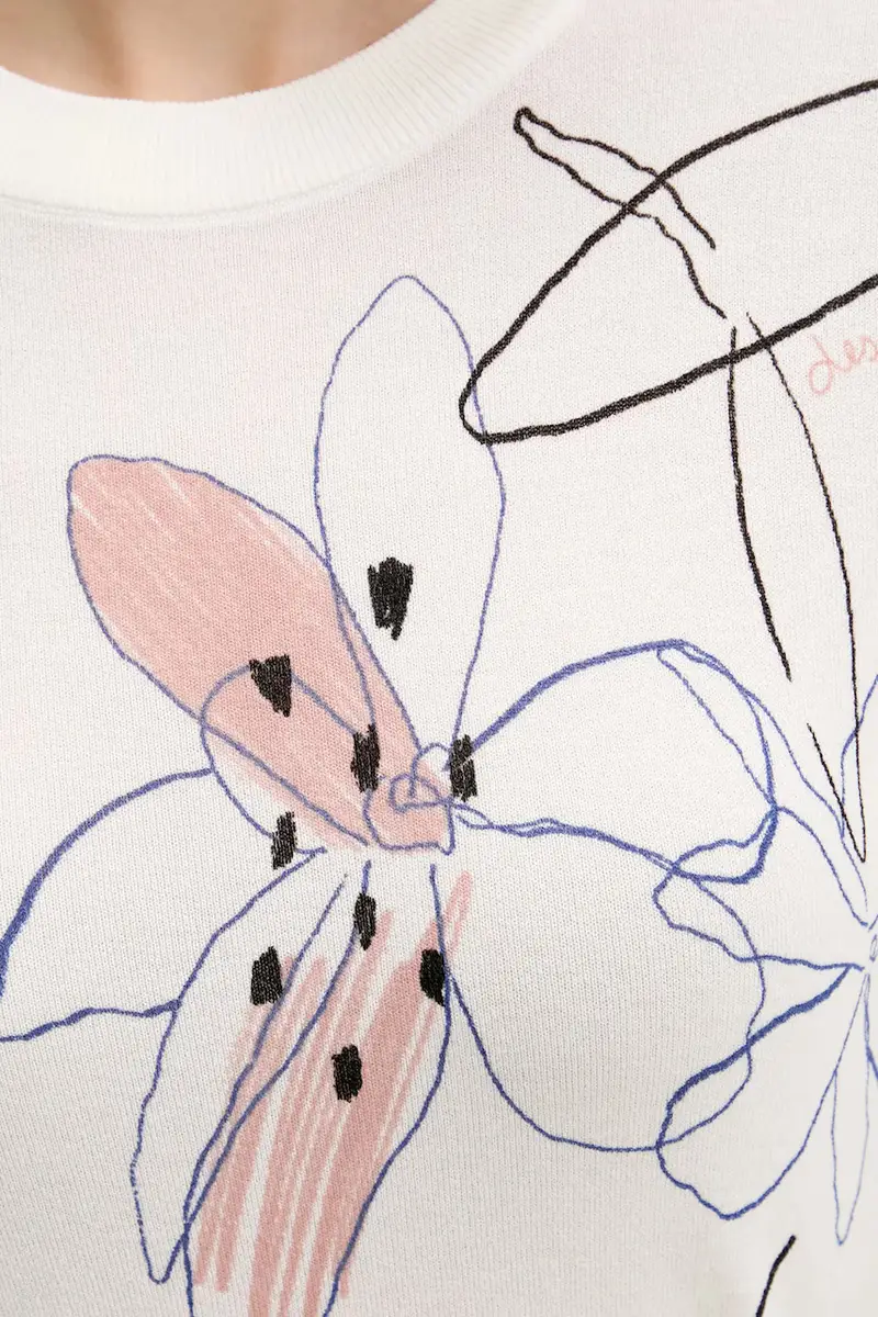 maglione ARTY donna colore beige 25WWJF33 miniatura 5