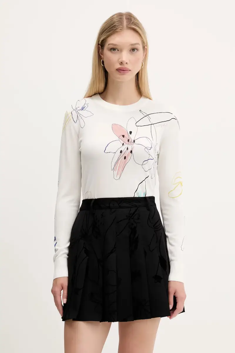 maglione ARTY donna colore beige 25WWJF33