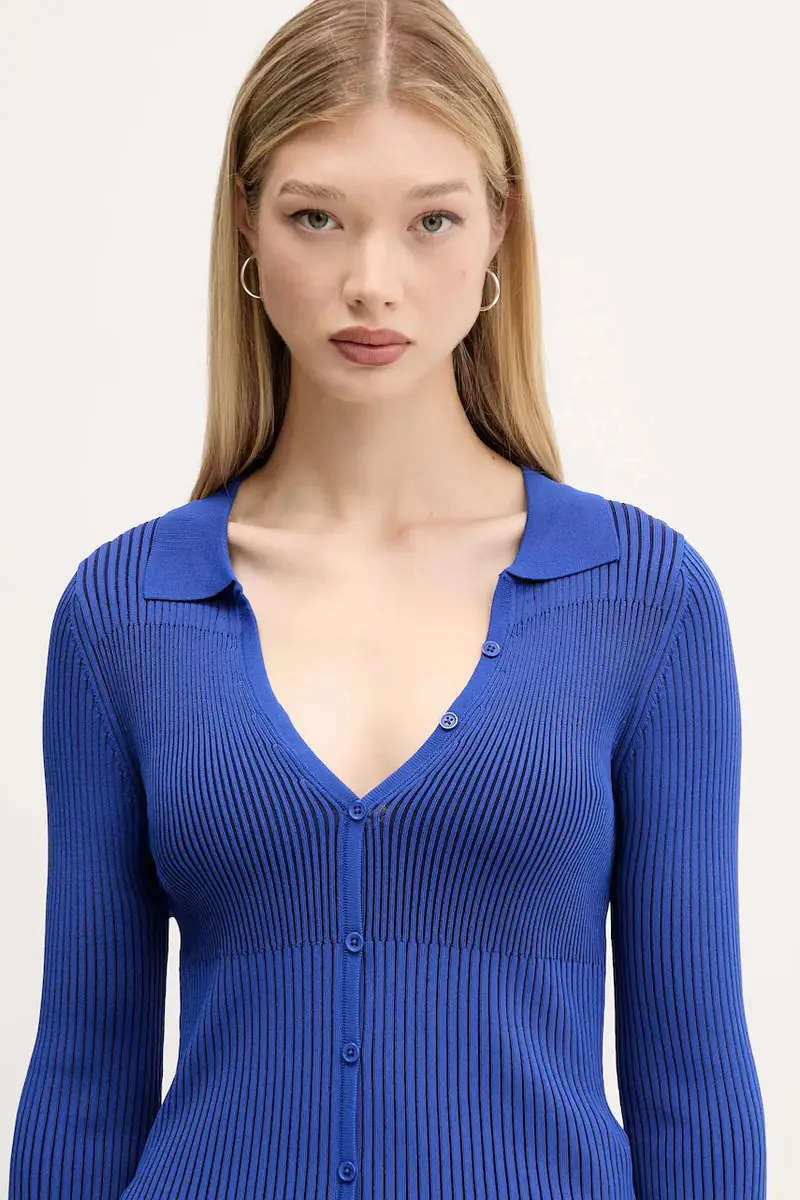 maglione BETHEL donna colore blu 25WWJF29 miniatura 4