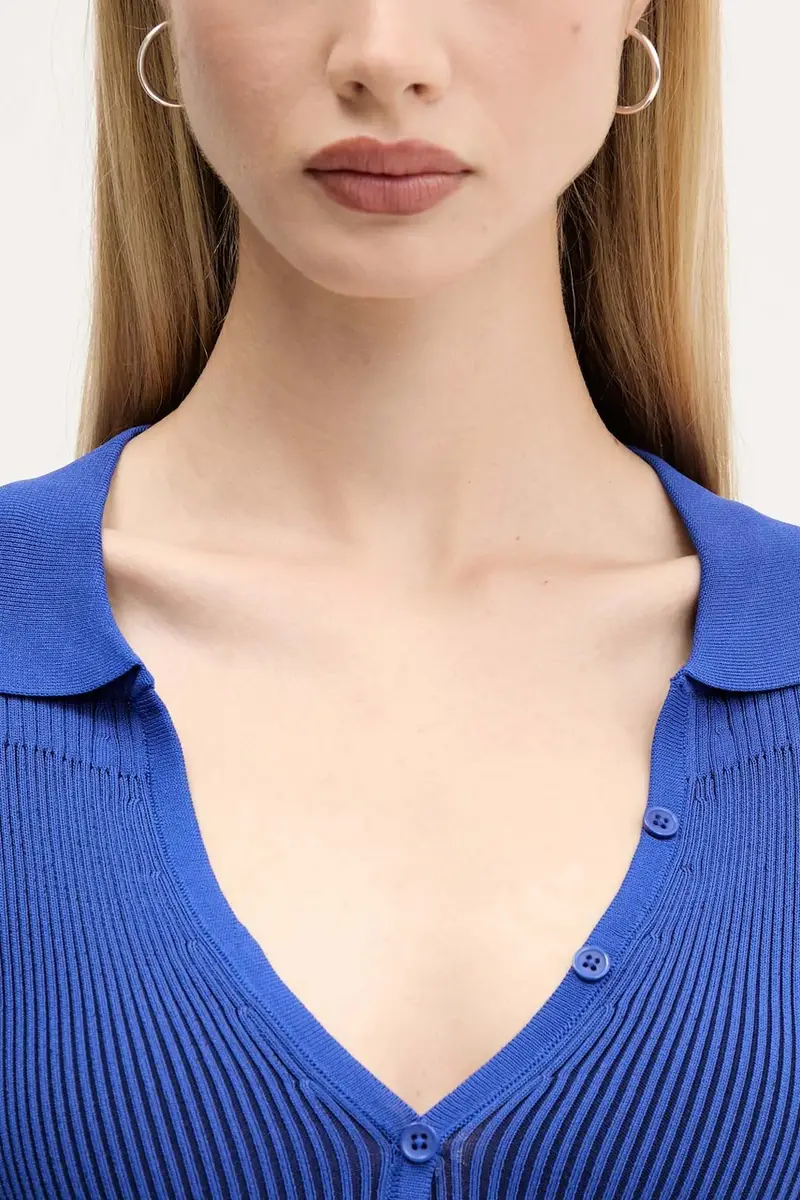 maglione BETHEL donna colore blu 25WWJF29 miniatura 5