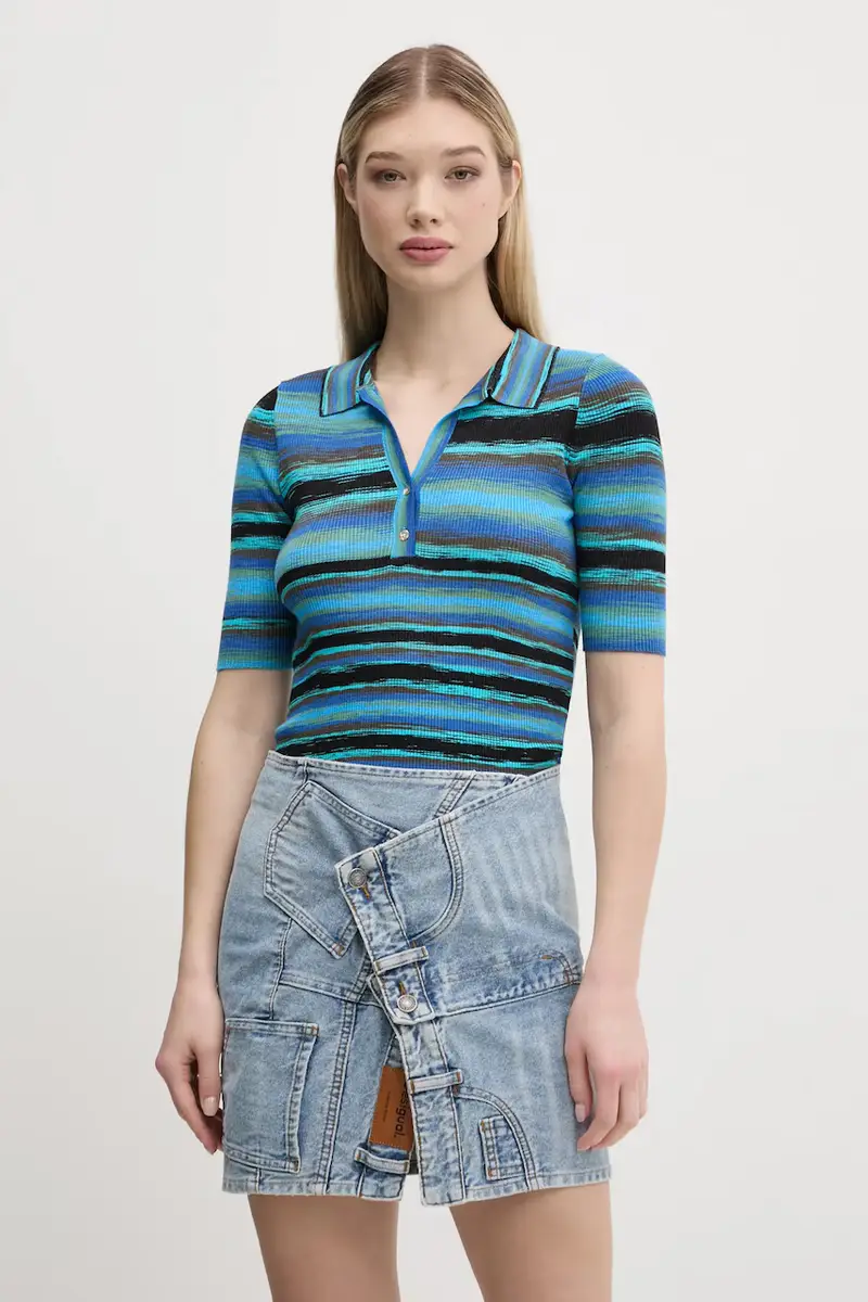 maglione CIMARRÓN donna colore blu 25SWTK96 miniatura 4