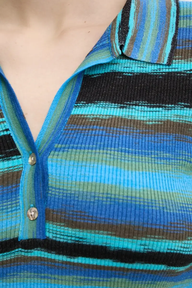 maglione CIMARRÓN donna colore blu 25SWTK96 miniatura 5