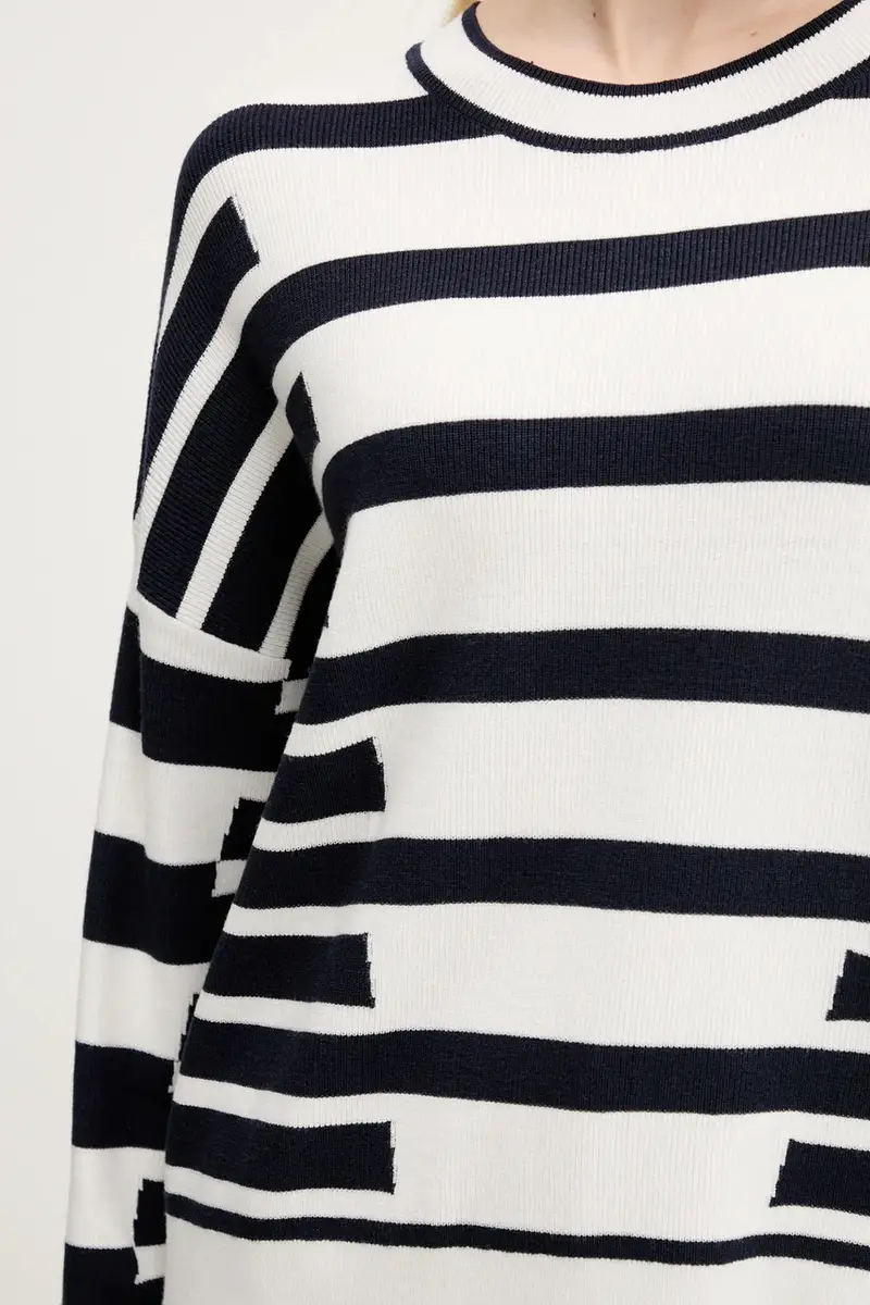 maglione COPENHAGUE donna colore bianco 25SWJF01 miniatura 5