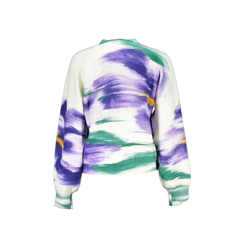 Maglione Donna Bianco Logo miniatura 2